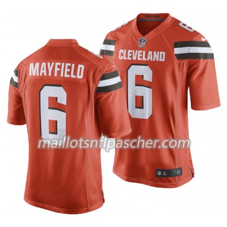 Maillot Cleveland Browns Baker Mayfield 6 Nike Orange - Homme